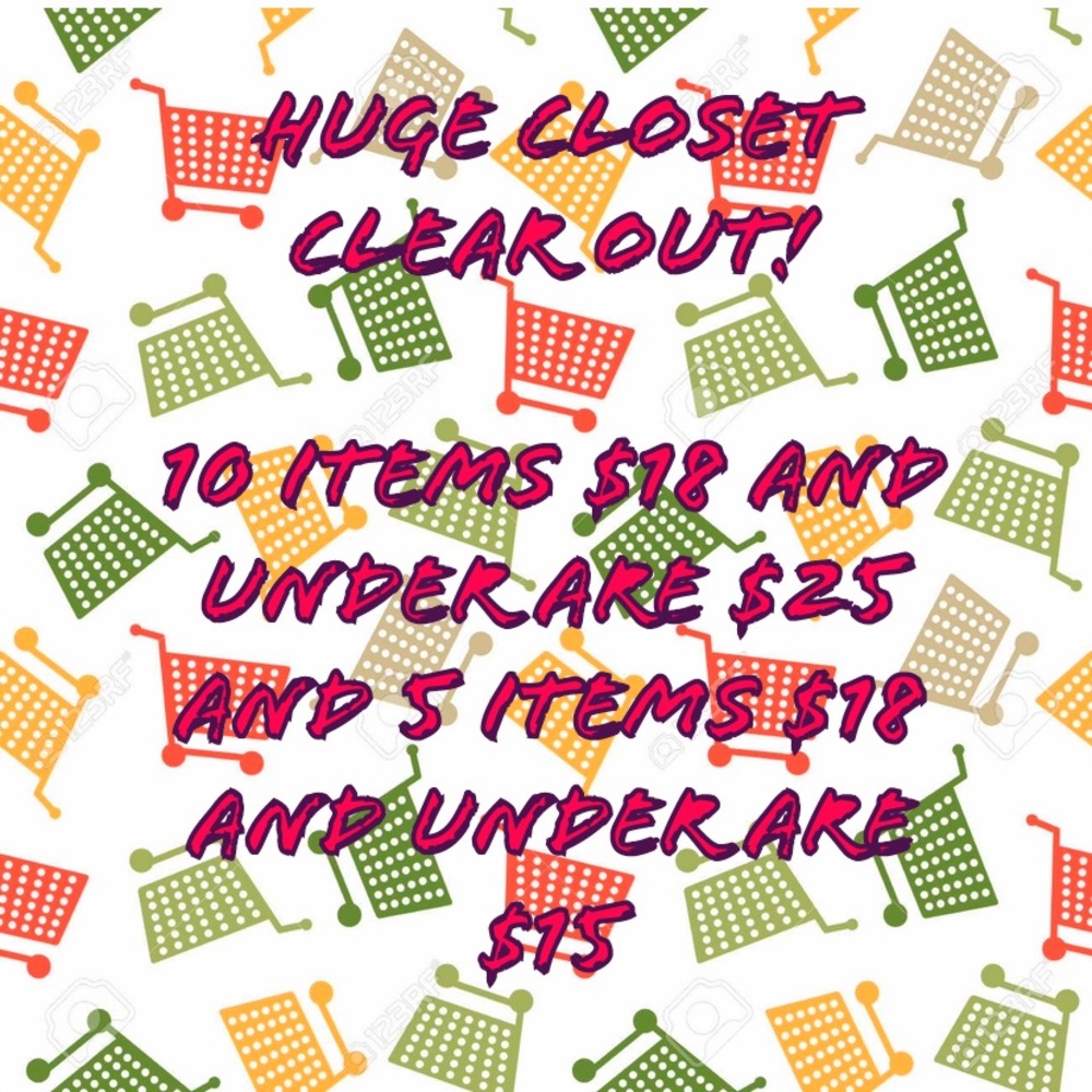 Closet Clear Out!!